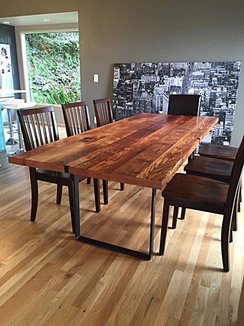 Learn More About Woodcraft’s Reclaimed Wood Dining Tables with regard to Industrial Reclaimed Wood Dining Table Ideas
